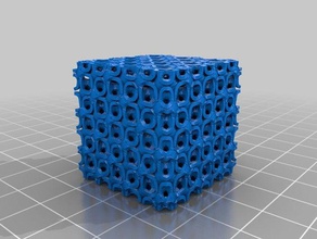 low-poly-d-prime-Oberfläche shell-version Mathematik 3d print model - Mito3D