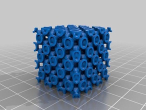 low poly de la dra surface coquille version mathématiques 3d print model - Mito3D