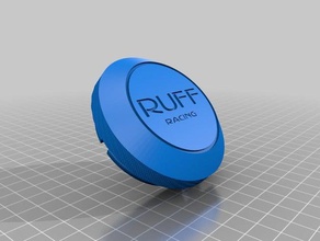ruff racing wheelcap automotive auto hotwheels coprimozzo 3d print model - Mito3D
