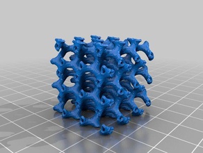 low-poly shoen-shell-gyroid-version 3d print model - Mito3D