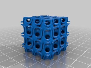 low-poly iwp Oberfläche shell-version Mathematik 3d print model - Mito3D