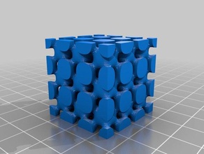 low poly iwp surface solide version mathématiques 3d print model - Mito3D