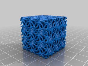 low poly lidinoid surface shell version mathématiques 3d print model - Mito3D