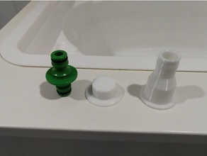 baby bath plug drain garden hose bathroom 3d print model - Mito3D