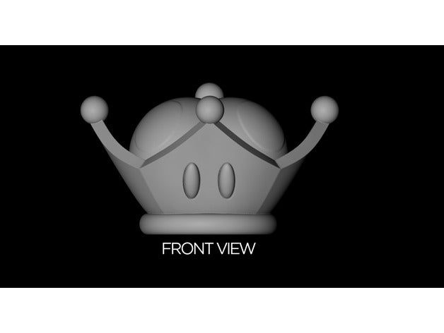 bowsette süper taç kostüm boosette cosplay mario peachette prop 3D print model - Mito3D