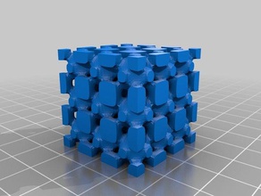 low poly octo surface solide version mathématiques 3d print model - Mito3D