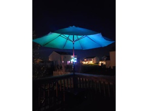 ombrello luce proprio mazzo patio all'aperto giardino led porta a di illuminazione 3d print model - Mito3D