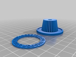 lock alternative knob engineering 3d print model - Mito3D