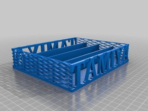 tamiya paint bottle tray organizer 10 15 20 bottles paints 3d print model - Mito3D