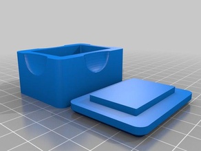 my customized customizer - trinket box container enclosure organizer storage 3d print model - Mito3D