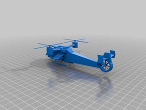 helicóptero 3d impresión 3d print model - Mito3D
