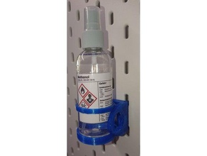 skadis halter f&uumlr flasche mit 39 mm durchmesser 3d de l'impression flaschenhalter ikea 3d print model - Mito3D