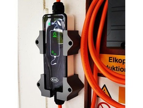 kia charger mount electronics car electric electrikcar niro phev 3d print model - Mito3D