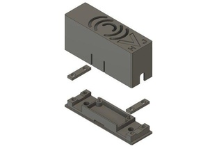 hjv lm317 voltage regulator case electronics box casing power supply 3d print model - Mito3D