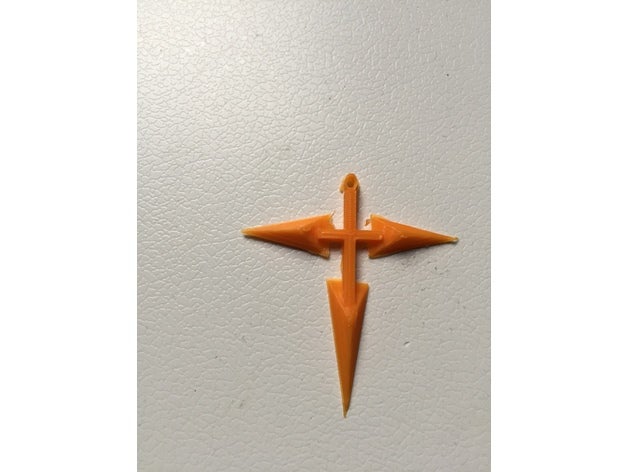 pico de la cruz joyería 3D print model - Mito3D