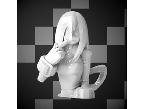 froppy mio hero academy sculture rana my academia 3d print model - Mito3D
