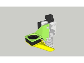 titan extrusor del ventilador 3d de la impresora partes 3d print model - Mito3D