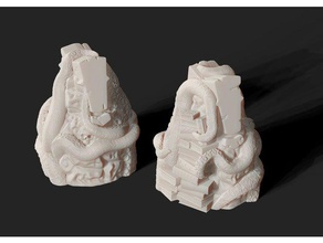 interact token mansions madness toy game accessories 28mm cthulhu horror lovecraft marker rpg tabletop tentacle villen des wahnsinns 3d print model - Mito3D