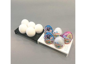 eggi - yumurta tutucu buzdolabı çocuk oyuncakları çikolata eggholder kinder sürpriz mutfak 3d print model - Mito3D