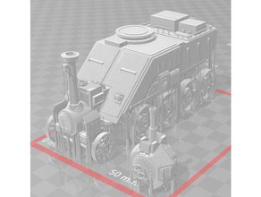 mk2 steam tank aos free guilds alternative miniature toy game accessories 28mm coal empire peoples order steamtank warhammer whfb 3d print model - Mito3D