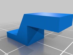 simple clip de câble le bricolage support la gestion des câbles haut-parleur 3d print model - Mito3D