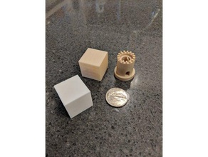 one cubic inch basic shape square tolerance 3d print model - Mito3D