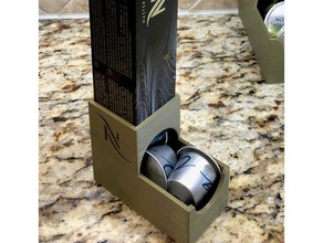 nespresso orijinal çizgi kapsül dispanser tutucu kutusu pod kahve dispenser originaline 3d print model - Mito3D