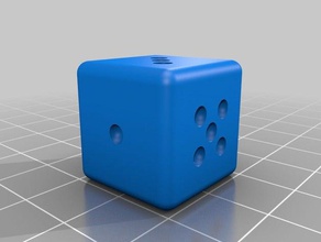 dice 3d printing gaming 3d print model - Mito3D