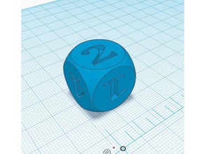 dado tekman 0-5 entusiasmat per la matematica dadi 3d print model - Mito3D