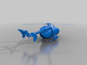 a eurocopter ec-645 veículos bundeswehr helicóptero luftwaffe wargaming 3d print model - Mito3D