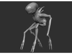 neomorph carlos huante versão criaturas alien horror monstro xenomorph 3d print model - Mito3D