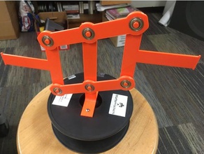 roberval balance de los rodamientos demostración la mecánica física equilibrio ciencia ciencias educación rodamiento 3d print model - Mito3D