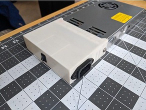 cache du bloc d'alimentation 3d de l'imprimante pièces lrs-350 lrs-350-24 l'intention bien faire couvercle 3d print model - Mito3D