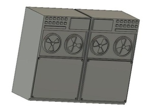 28mm banca di computer scenario del terreno in miniatura miniature scatter wargame 3d print model - Mito3D