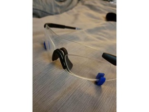rx lens clip balistique lunettes sport à l'extérieur 3d print model - Mito3D