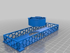 easy drain filter trap v2 strainer openscad shower 3d print model - Mito3D