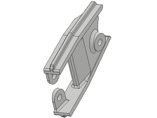 yamaha tdm 850 guide-chaîne 3D print model - Mito3D