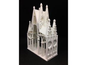 iç yapısı sagrada fam lia barcelona mimarlık Katedral kilise gaudi miniworld familia 3d print model - Mito3D