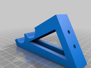 double curtian rod holder decor hanger 3d print model - Mito3D