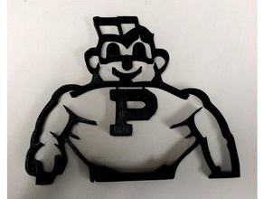 armless purdue pete 3d printing 3d print model - Mito3D