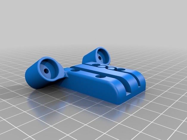 delta arm carriage 12mm magnets 3D print model - Mito3D