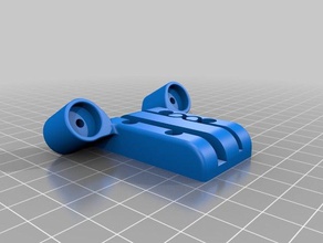 delta arm carriage 12mm magnets 3d print model - Mito3D
