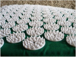 acupressure mat akupunktur matte bathroom acupuncture massage roller tool towel 3d print model - Mito3D