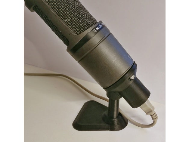 audio-technica at2020 usb stand 3D print model - Mito3D