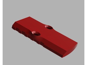 rmr taglio della piastra di copertura brownells g17 diapositiva glock 17 la trijicon 3d print model - Mito3D