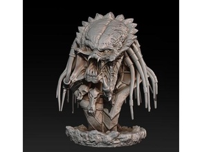 predator wolf Skulpturen 3d print model - Mito3D