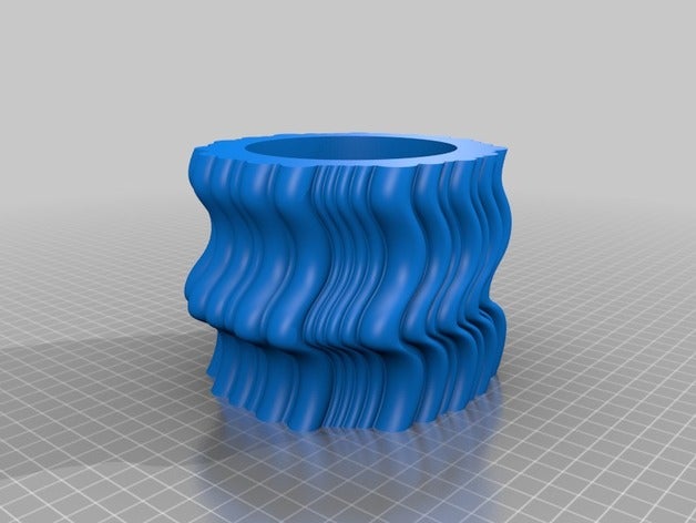 pot vague cache cayon 3D print model - Mito3D