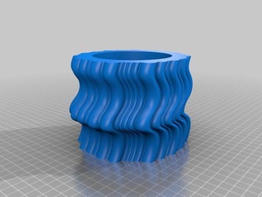 Topf vage cache-pot pot cayon 3d print model - Mito3D