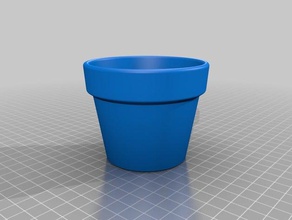 my customized flower pot classic style outdoor garden 3d print model - Mito3D