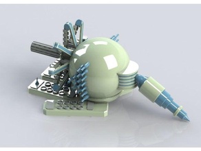 fenrir jack box anime heavy object spring 3d print model - Mito3D